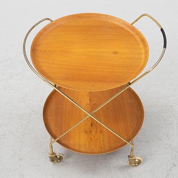 A drinks trolley, mid 20th Century.