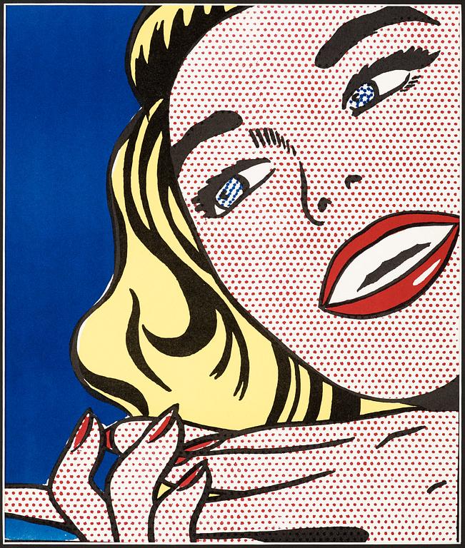 Roy Lichtenstein, "Girl" (regular edition), ur: "1¢ Life".