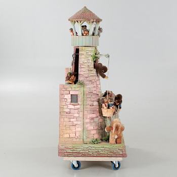 STEIFF, butiksdisplay, omkring 1900-talets mitt/tredje kvartal.