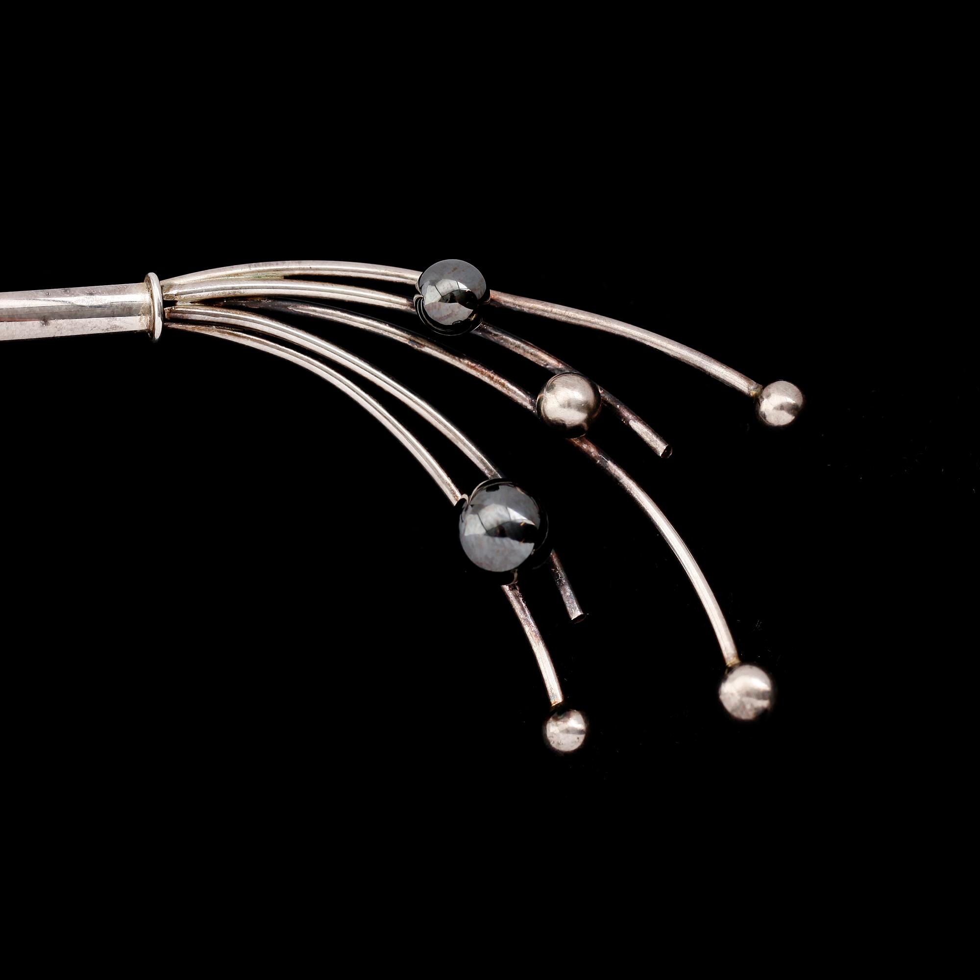 HALSBAND, silver, Stigbert, Stockholm, 1972. Vikt ca 48 g.