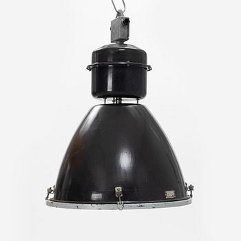 Ceiling lamp/industrial lamp, Czechoslovakia, second half of the 20th century.