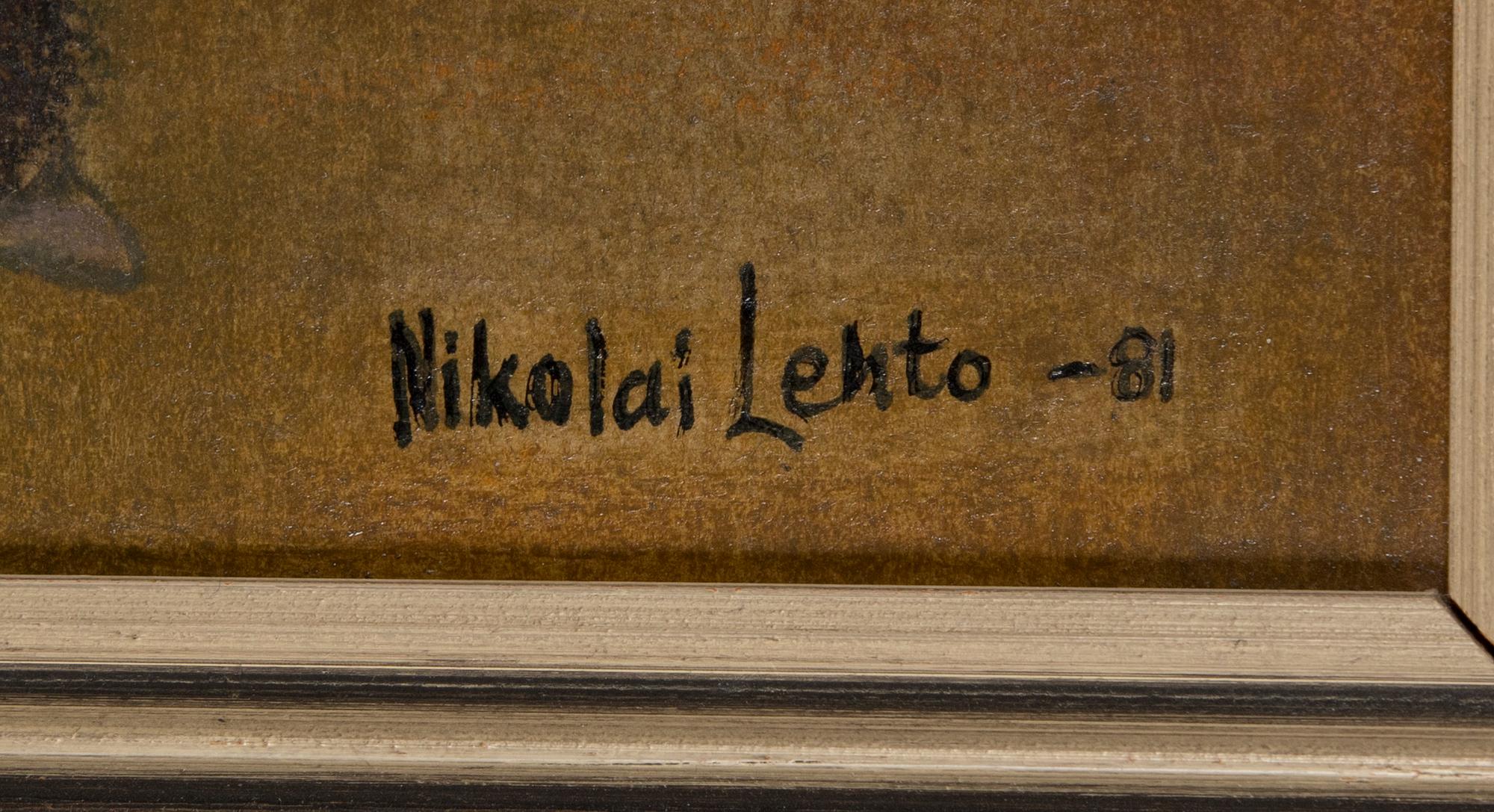 Nikolai Lehto, Mamma och tre barn.