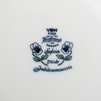Sylvia Leuchovius, servis, 37 delar, porslin, "Sylvia", Rörstrand. 1976-1982.