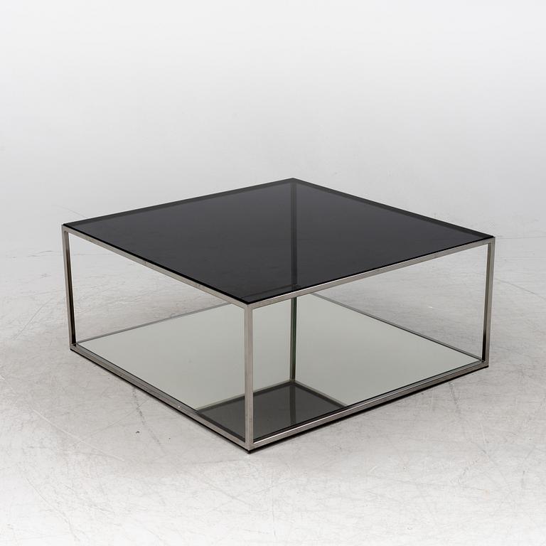 Claesson Koivisto Rune, a glass and chrome coffee table, 'Vertigo' Offecct, Sweden, 2005.