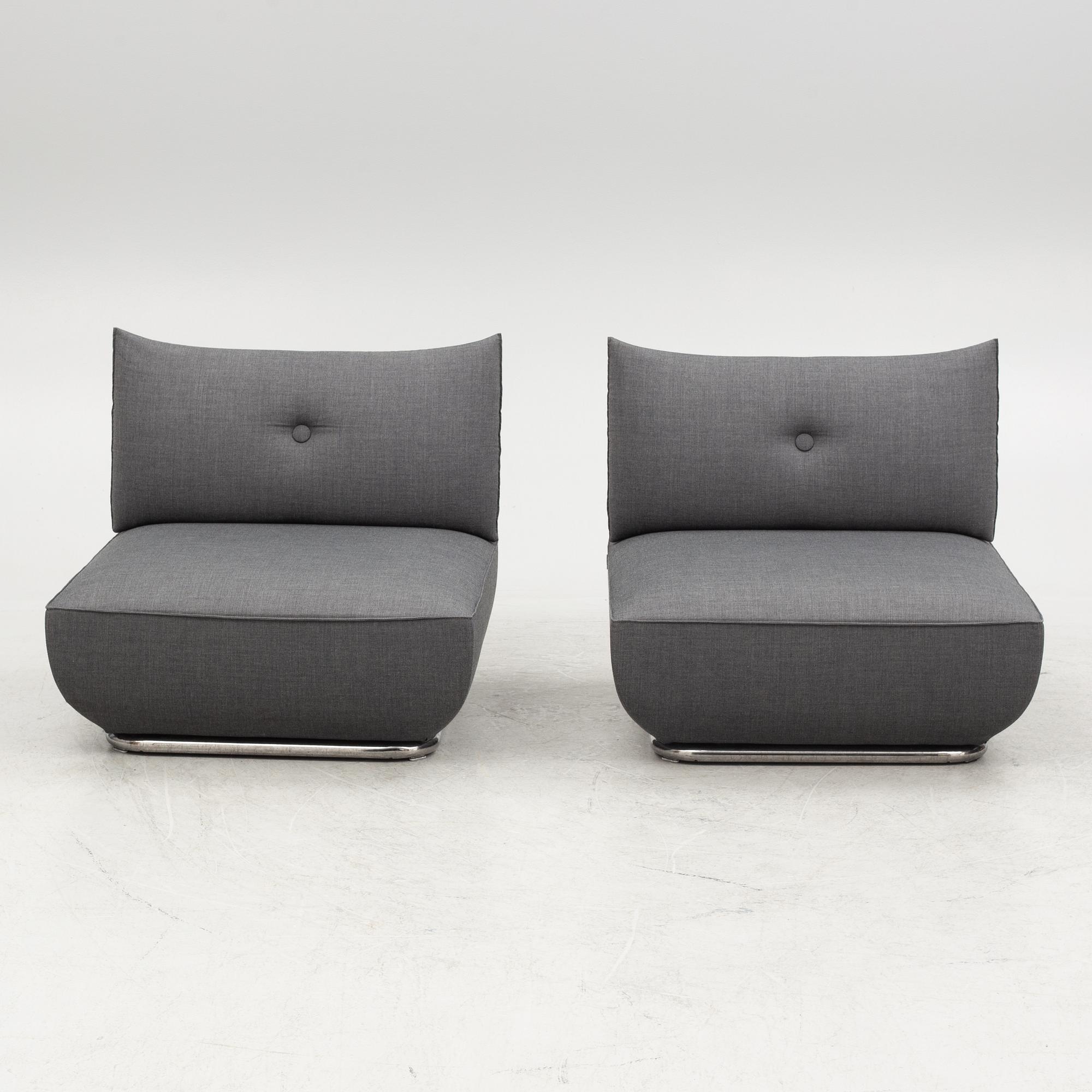 Stefan Borselius, sofa, 2 pieces "Dunder", Blå Station. contemporary.