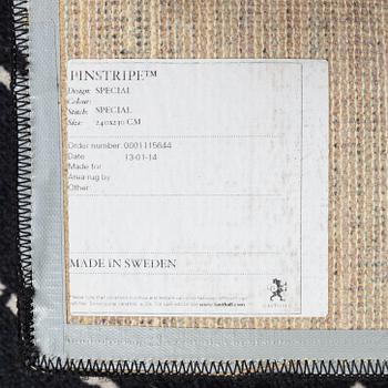 Claesson Koivisto Rune, a hand tufted rug, 'Pinstripe', Kasthall, circa 238 x 228 cm.