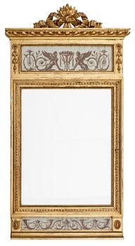 520. A late Gustavian mirror by C. Hedberg.