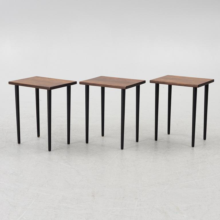 Kurt Østervig, a 4-piece nesting table, Jason, Denmark, 1950's/60's.