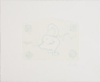 Ernst Billgren, "The end of all animals", portfolio bestående av 12 etsningar, signerad och numrerad 3/40.