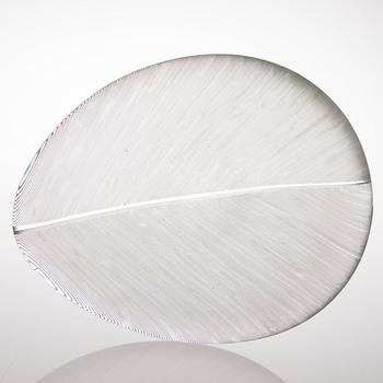A bowl 'Lehti '(Leaf) 3337, signed Tapio Wirkkala Iittala.