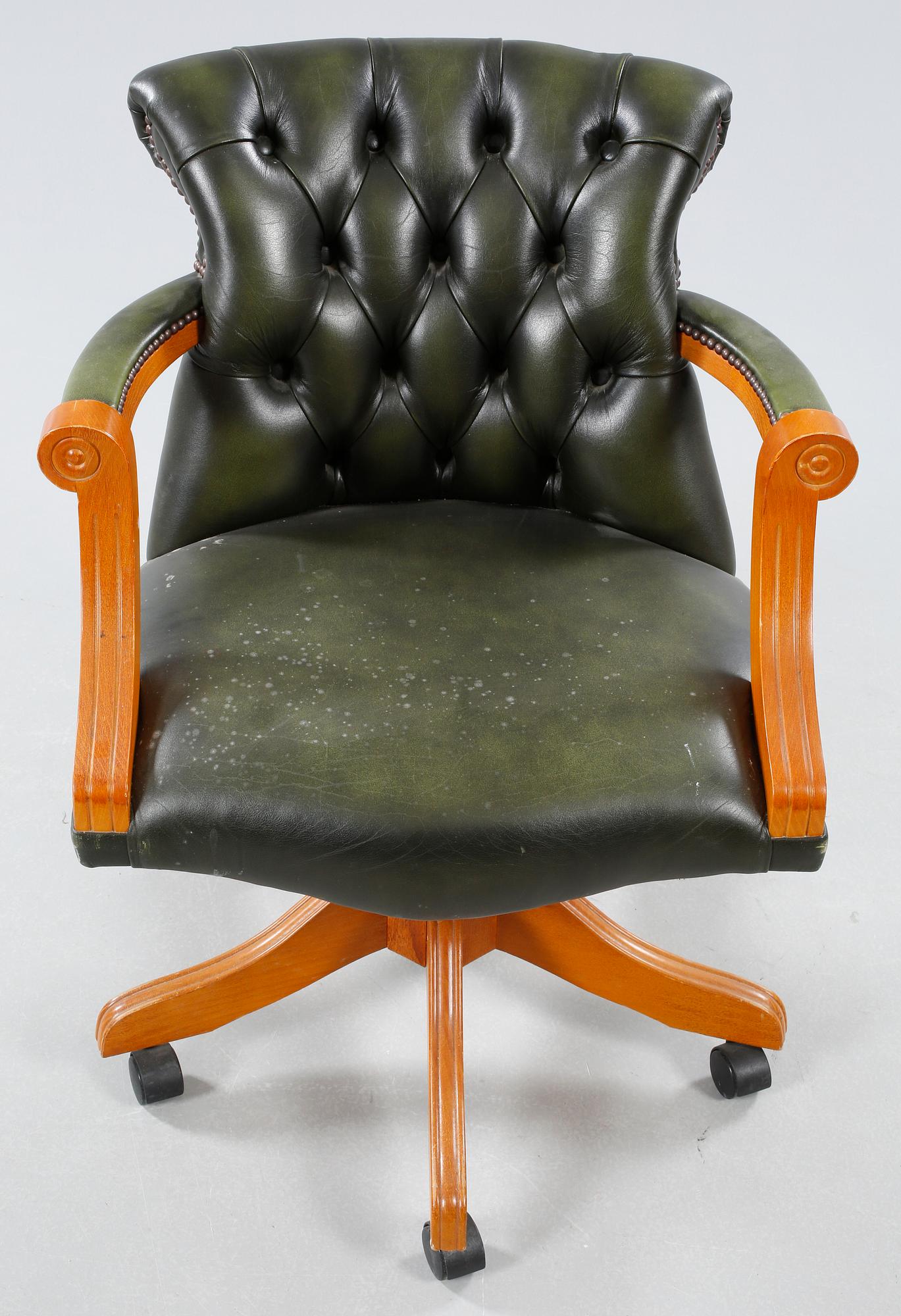 KONTORSTOL, engelsk stil, sent 1900-tal.