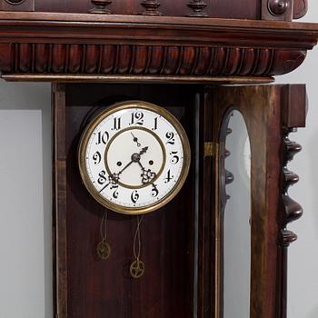 An app 1900 Gustav Becker wall clock.