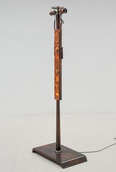 GOLVLAMPA, art déco, troligen Mjölby Intarsia, 1930-tal.