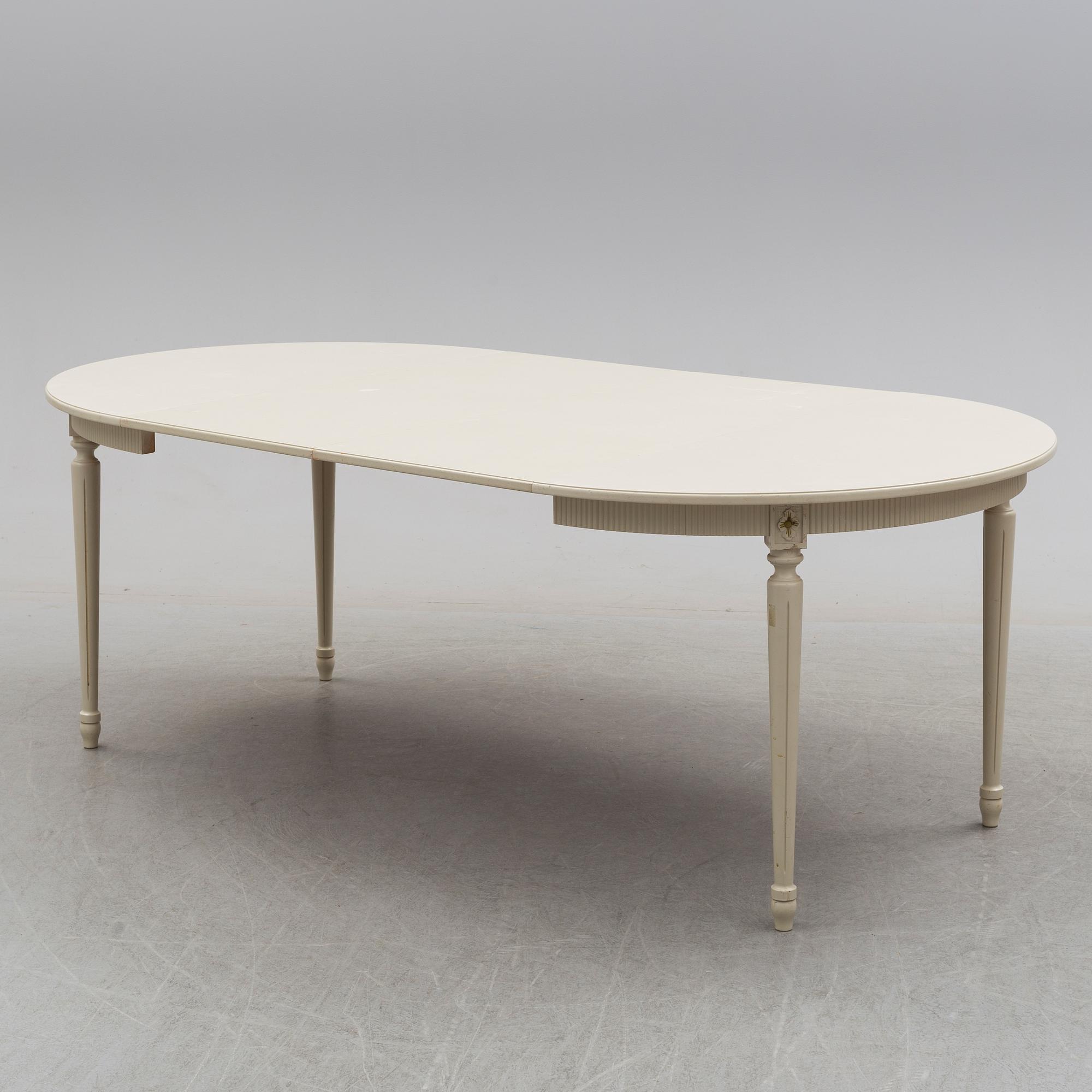 MATGRUPP, 5 delar, gustaviansk stil, 1900-talets mitt.