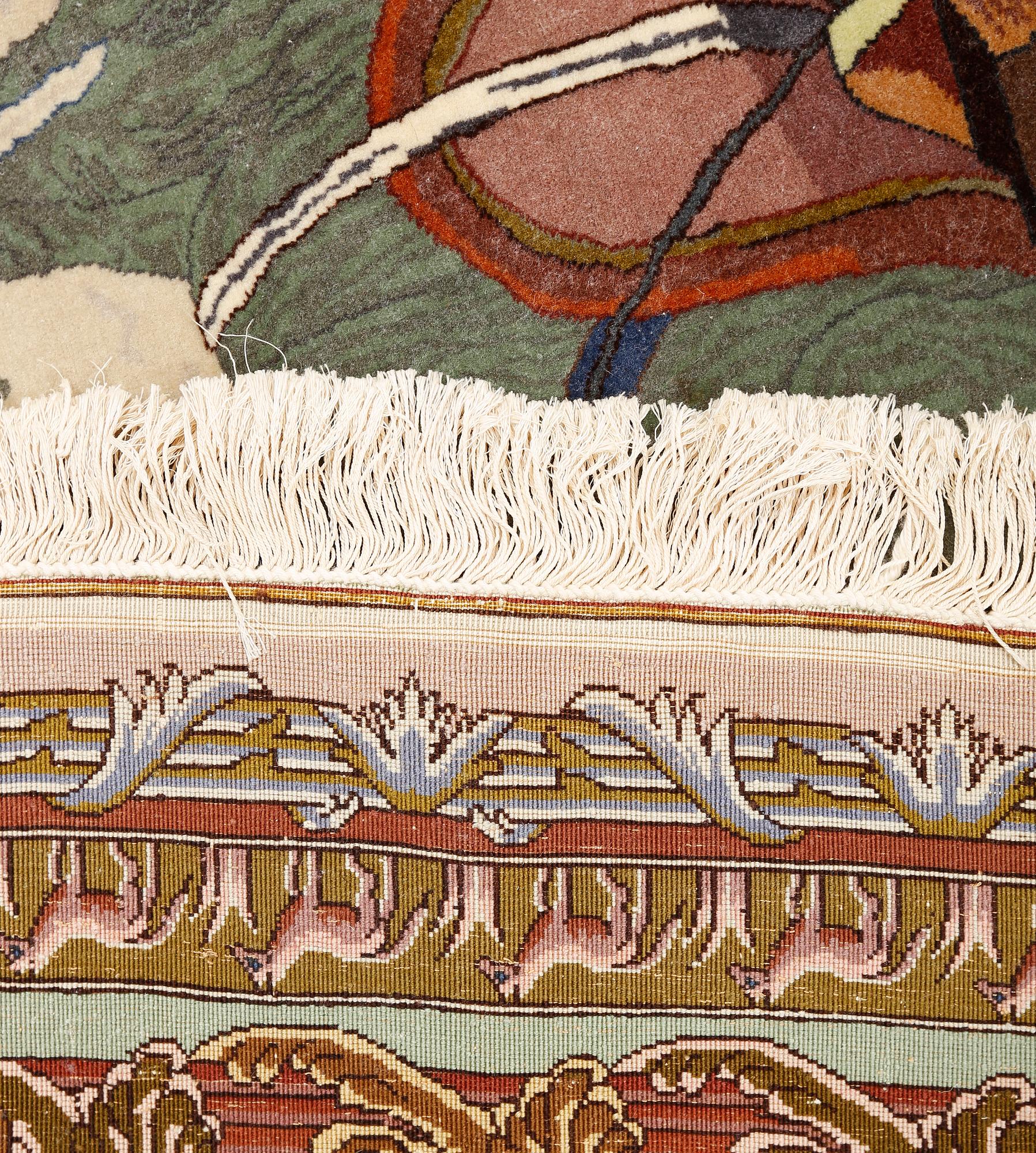 MATTA, Täbris, figural. Ca 212x148 cm.