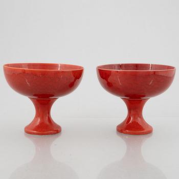 Stig Lindberg, a pair of bowls from the series 'Ting', Gustavsberg.