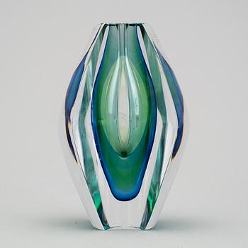 MONA MORALES-SCHILDT, glass vase, "Ventana", Kosta, ca 1960.