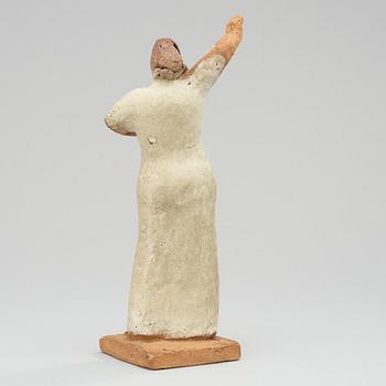 A unique Lisa Larson stoneware sculpture, Gustavsberg 1988.