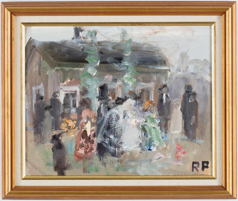 An oil on canvas by Ragnar Person, signed.