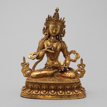 FIGURIN, förgylld brons, orientalisk, 1900/2000-tal.