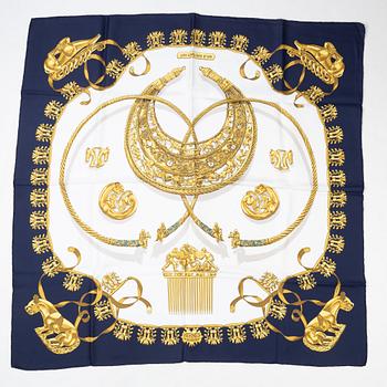 Hermès, scarf, "Les Cavaliers d'Or".