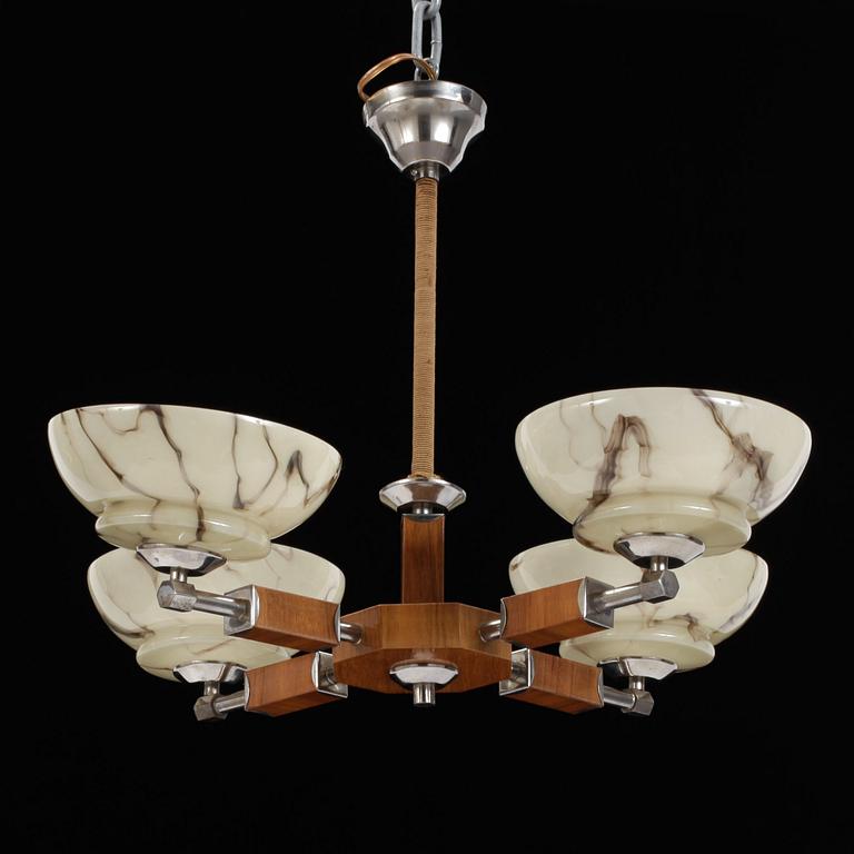 TAKLAMPA, art deco. 1900-talets första hälft.