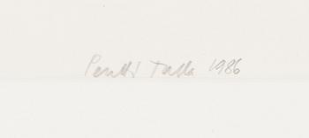 Pentti Tulla, serigrafi, signerad och daterad 1986, numrerad 10/50.
