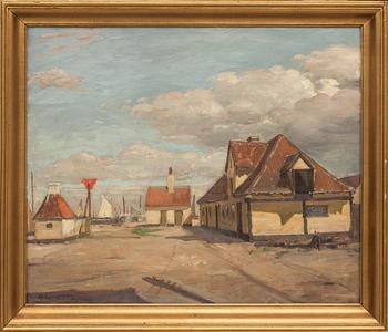 HOLGER LÖVGREEN, olja på duk, signerad och daterad 1928.