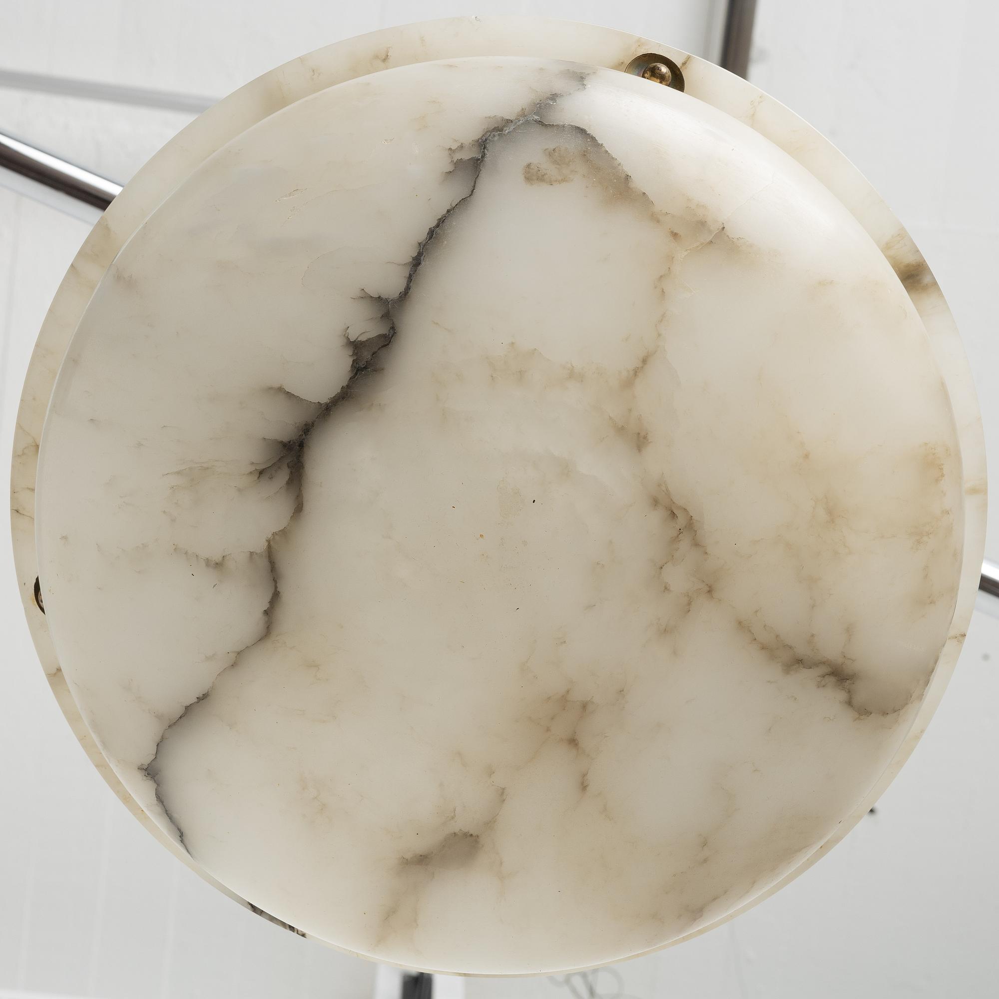 An alabaster ceiling lamp, 1920s.