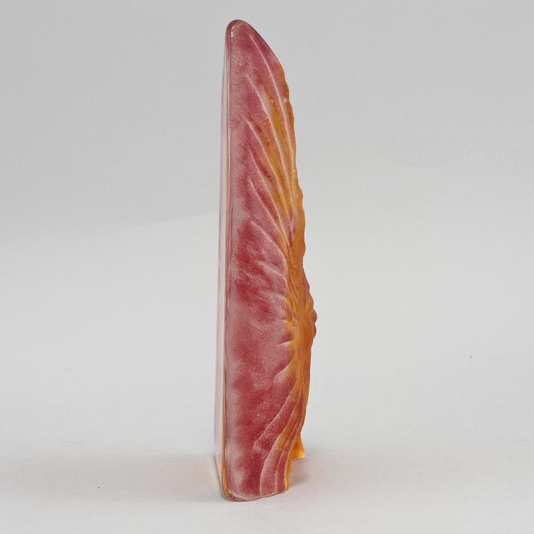 OBJEKT, glas, Erika Höglund, Målerås, signerad, sent 1900-tal.