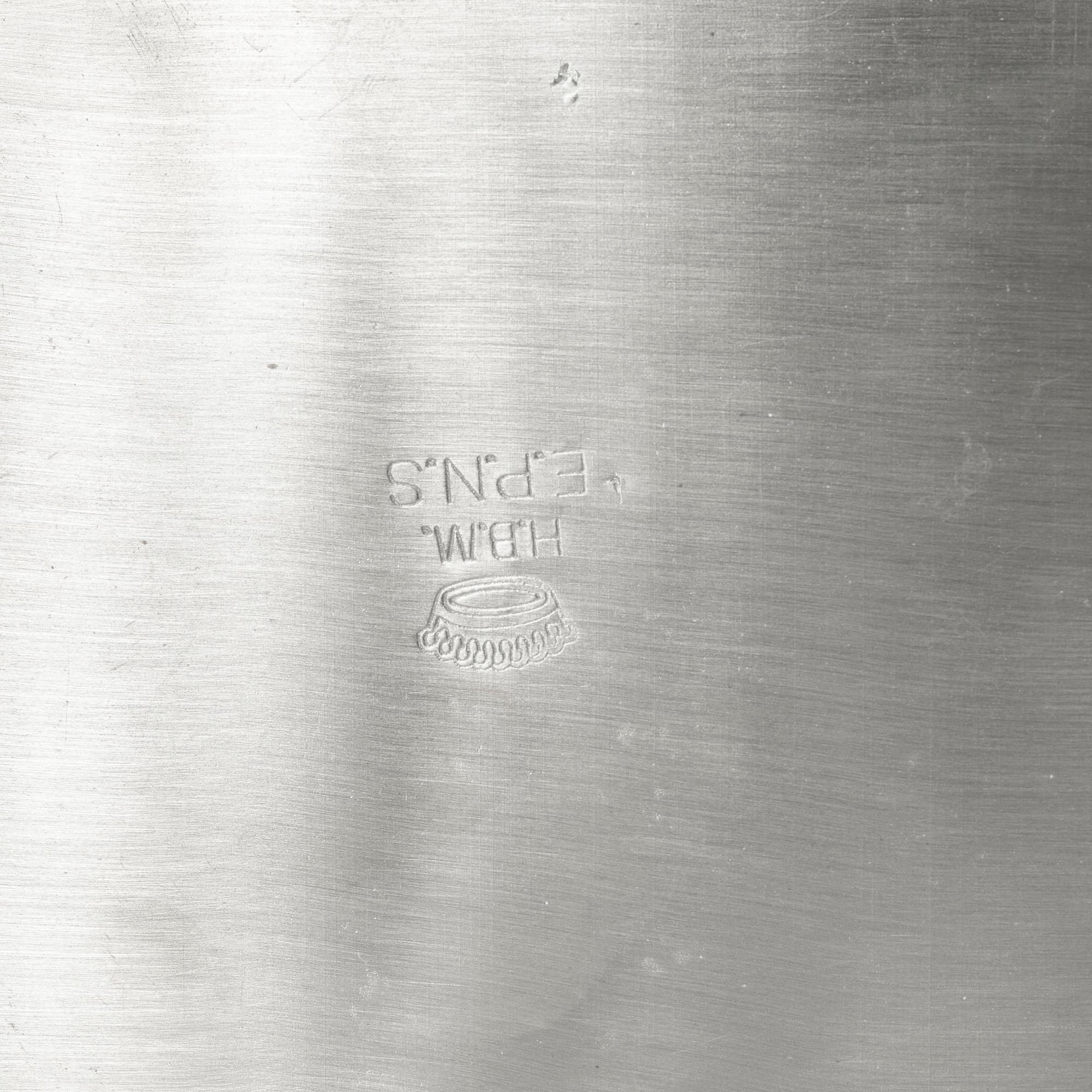 Wine cooler, silver plate, period.