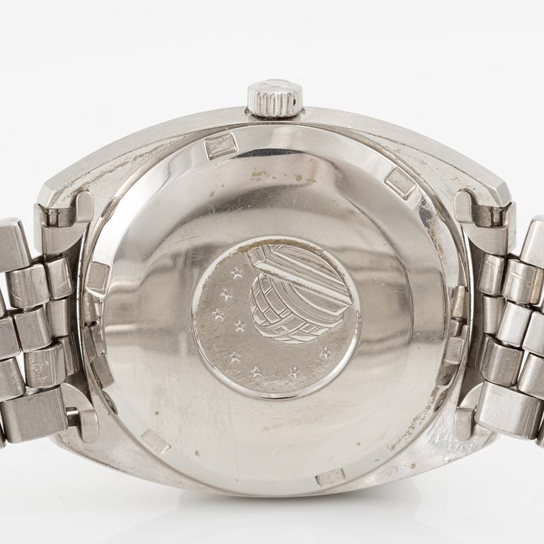 Omega, Constellation, "C", Chronometer, "Linen Dial", wristwatch, 35 mm.