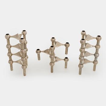 Caesar Stoffic & Fritz Nagel, ljusstakar,11 st Tyskland, 1900-talets senare hälft.