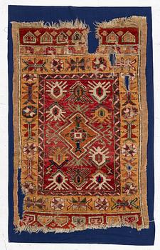 A 19th century Yastick rug Inlice, Muğla region, Western Anatolia, c. 115 x 170 cm.