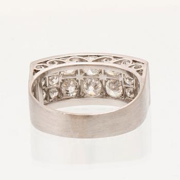 Ring platina och diamanter Atelier Ajour Stockholm 1951.