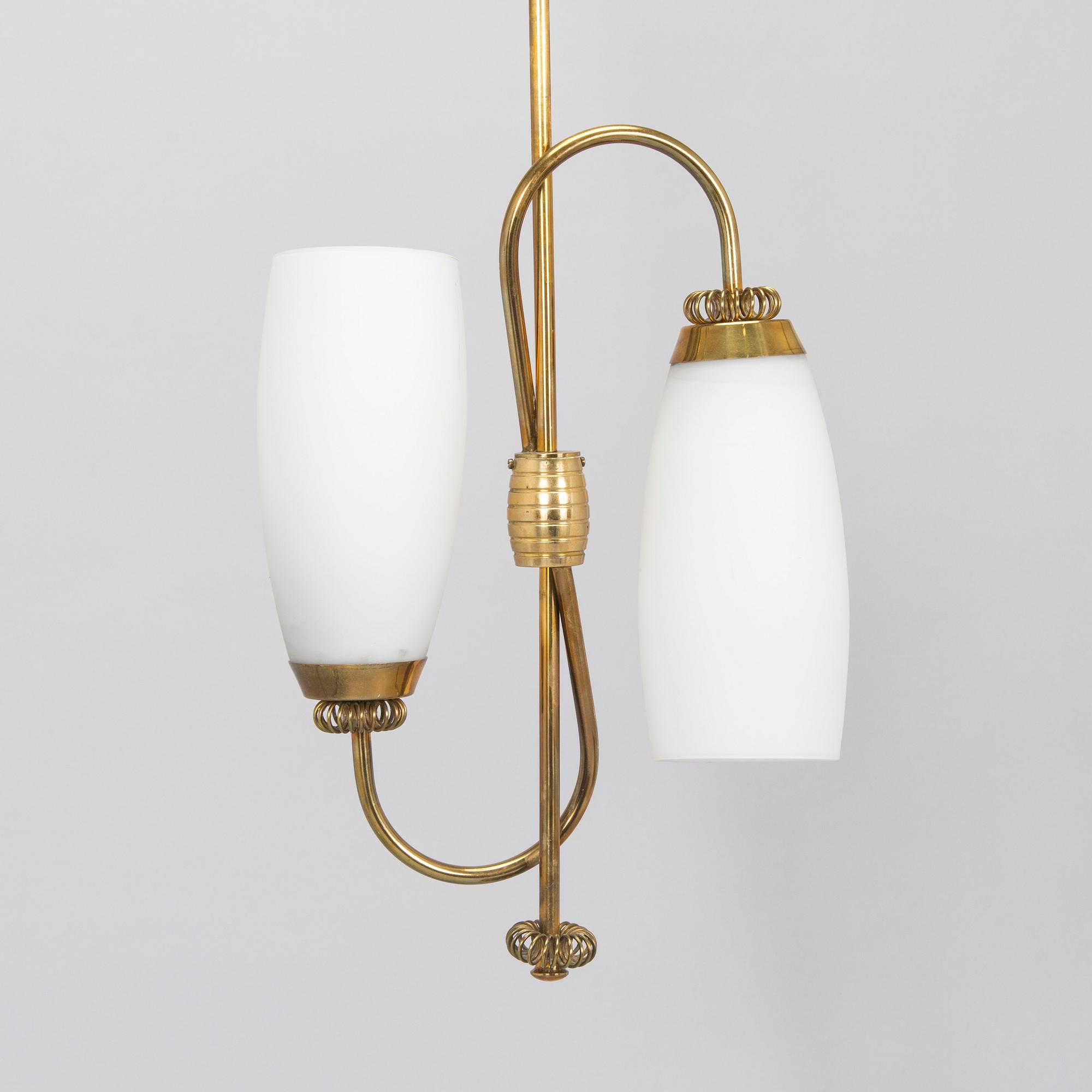 A mid-20th century ceiling leight by Sievä.