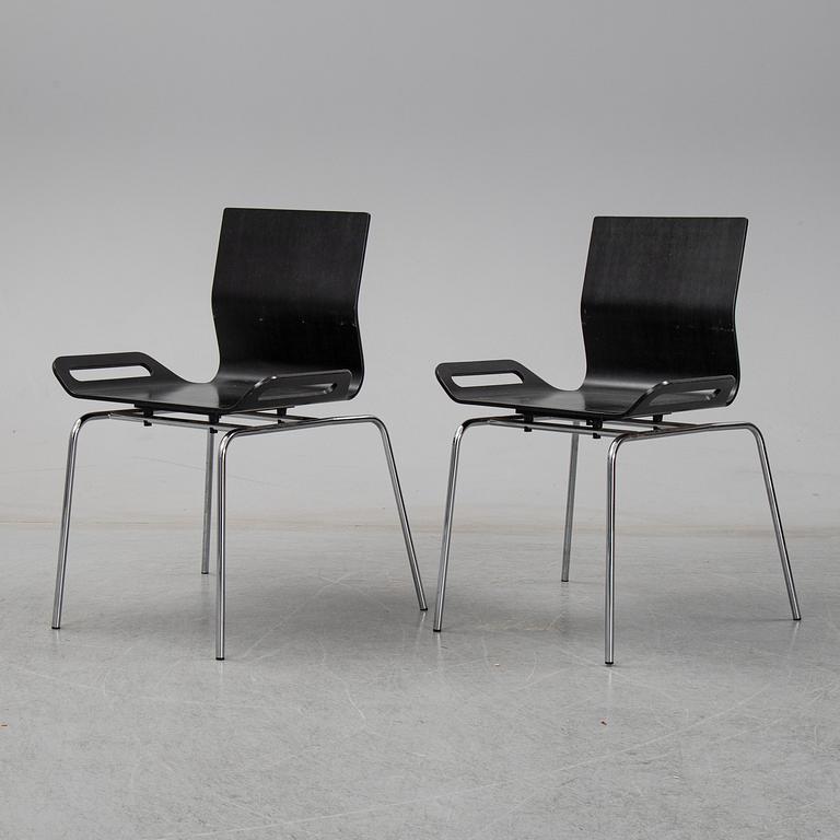 BJÖRN DAHLSTRÖM, six model B6 chairs from CBI, 1990's.
