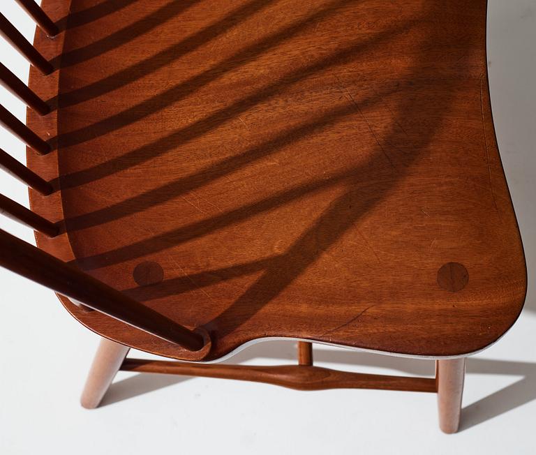 HANS J WEGNER, a chair by cabinetmaker Th. Pedersen for the Nyborg Public Library, Denmark, 1938.