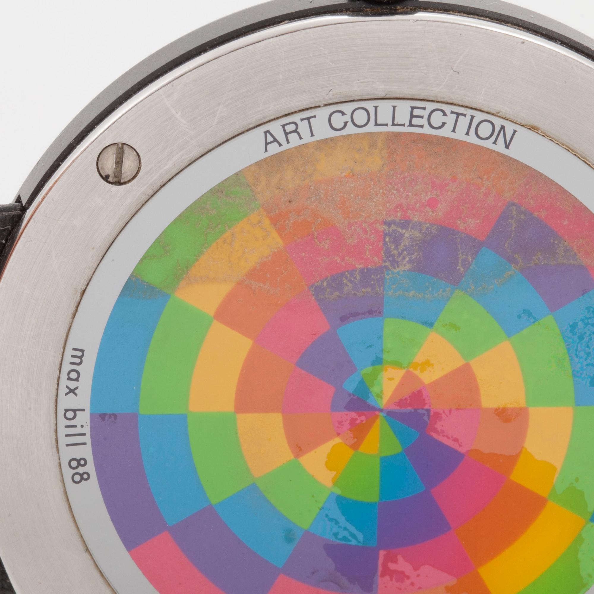 OMEGA, Art Collection, Maxi, designad av Max Bill, armbandsur, 40 mm,