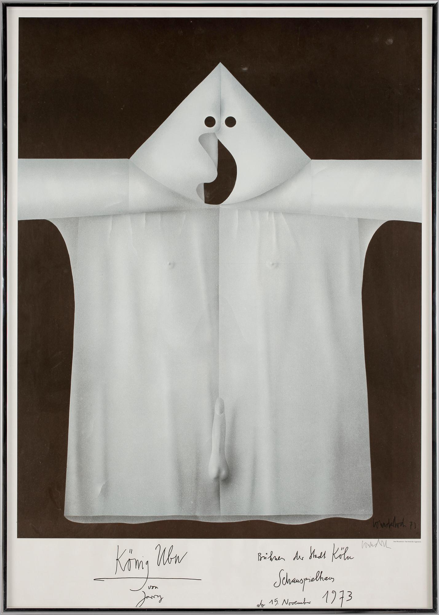 PAUL WUNDERLICH, litografier, 3 st, sign.