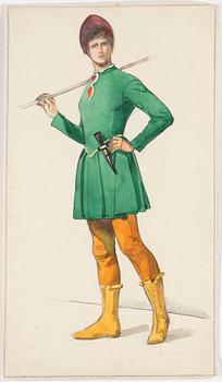 ELSA ÖRTENBLAD, 13 water colours, signed, 1920´s.