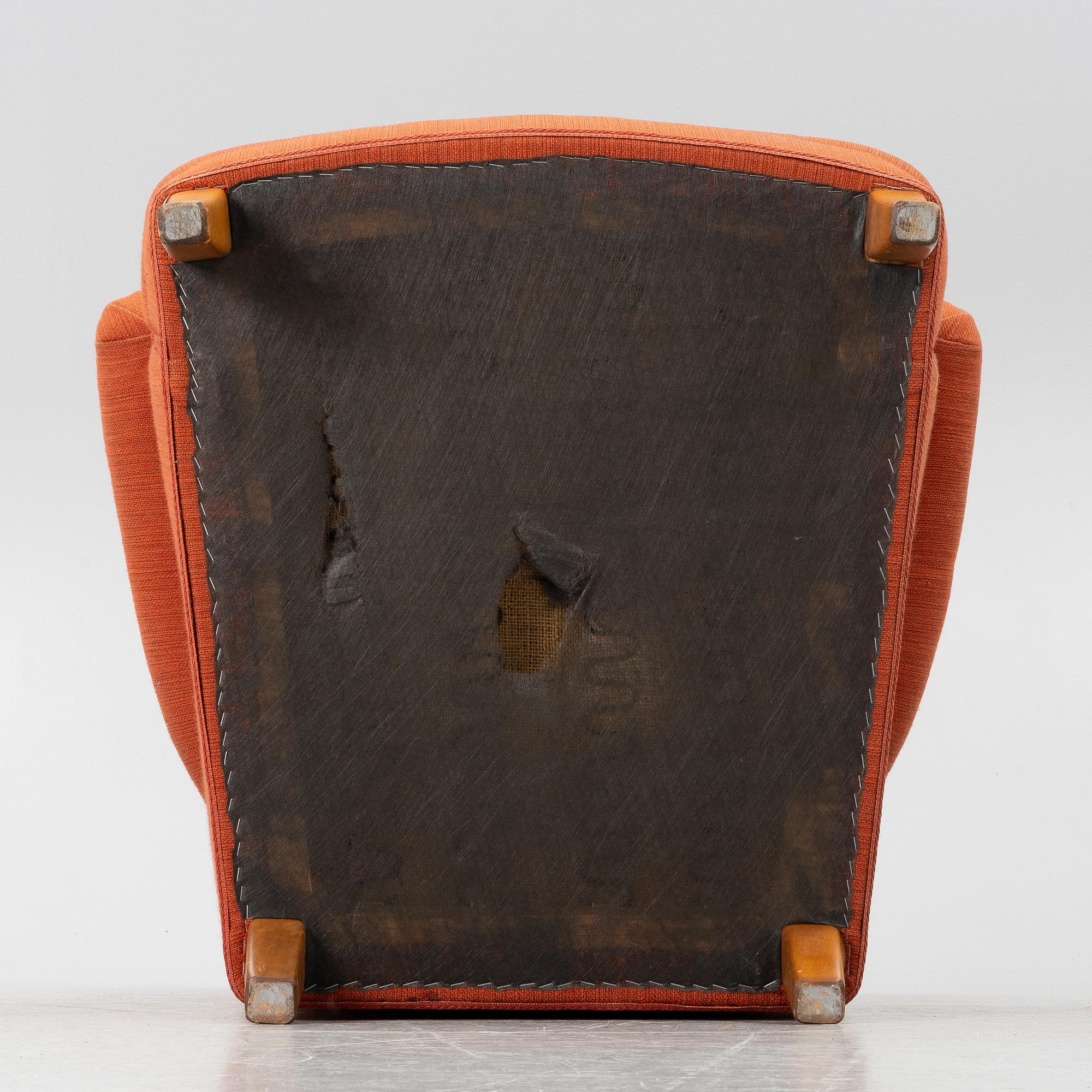 Carl Malmsten, armchair, 'Häggbom', AB O.H. Sjögren.