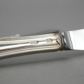 BESTICK, 25 delar, silver, Cohr, Danmark. Total vikt 1065 g.