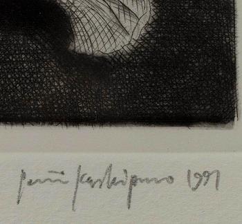 PENTTI KASKIPURO, etsning, numrerad Artist proof 14/15, signerad och daterad 1991.