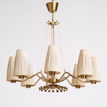 Hans Bergström, a chandelier model "3", Asea, Sweden 1940s-50s.