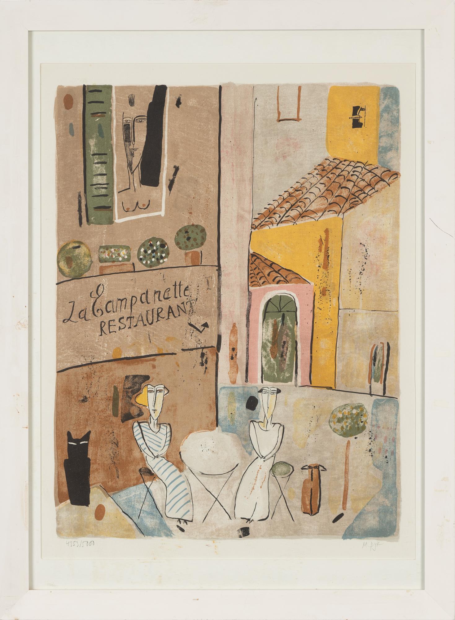 Madeleine Pyk, lithograph in colours, 1994, signed 4353/5000.