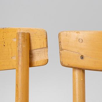 Børge Mogensen, 4 chairs, model J39. Fredericia Furniture Factory, Denmark.