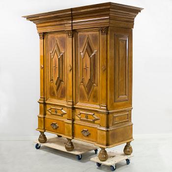 A northern european Baroque cabinet. 18th century.