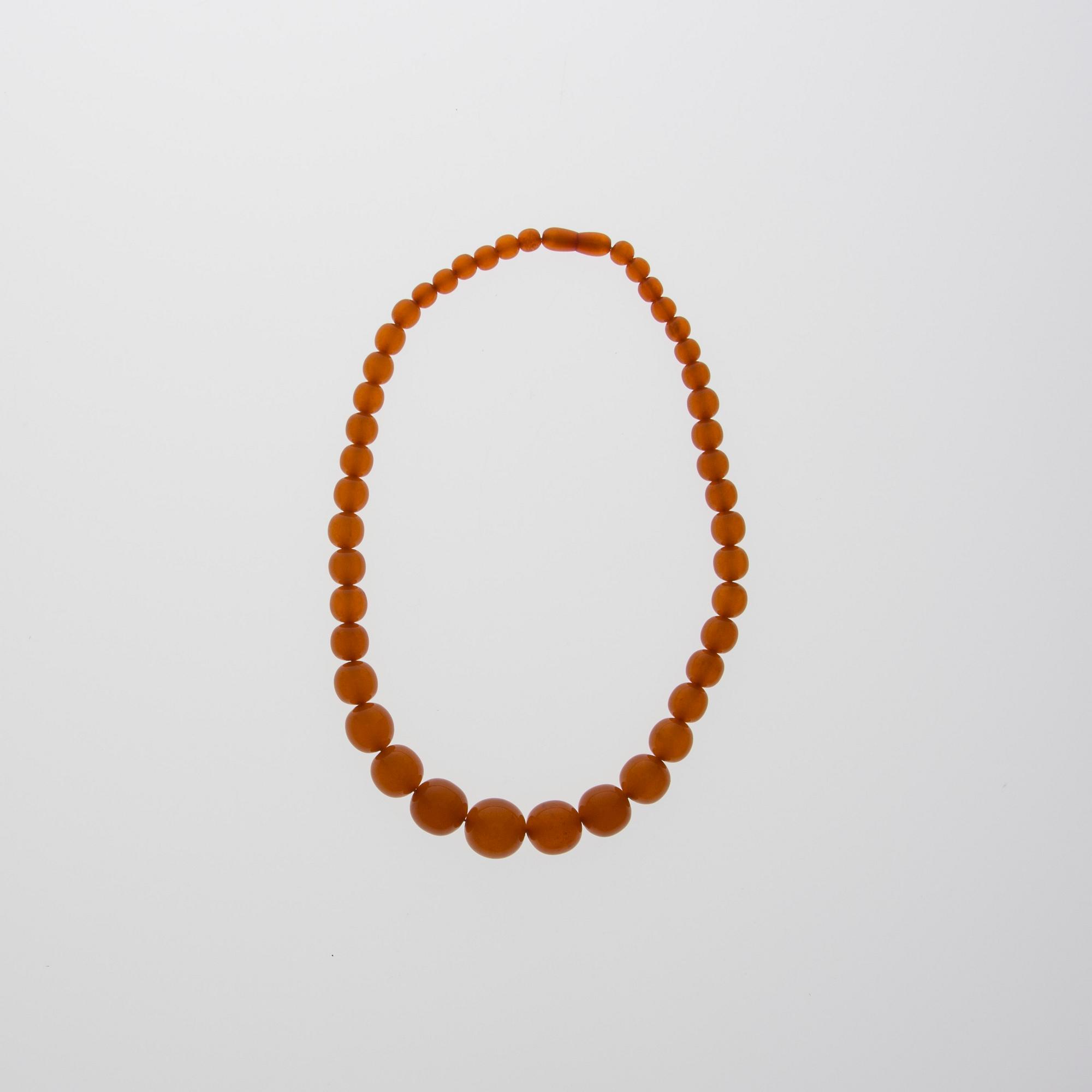 COLLIER, bärnsten.
