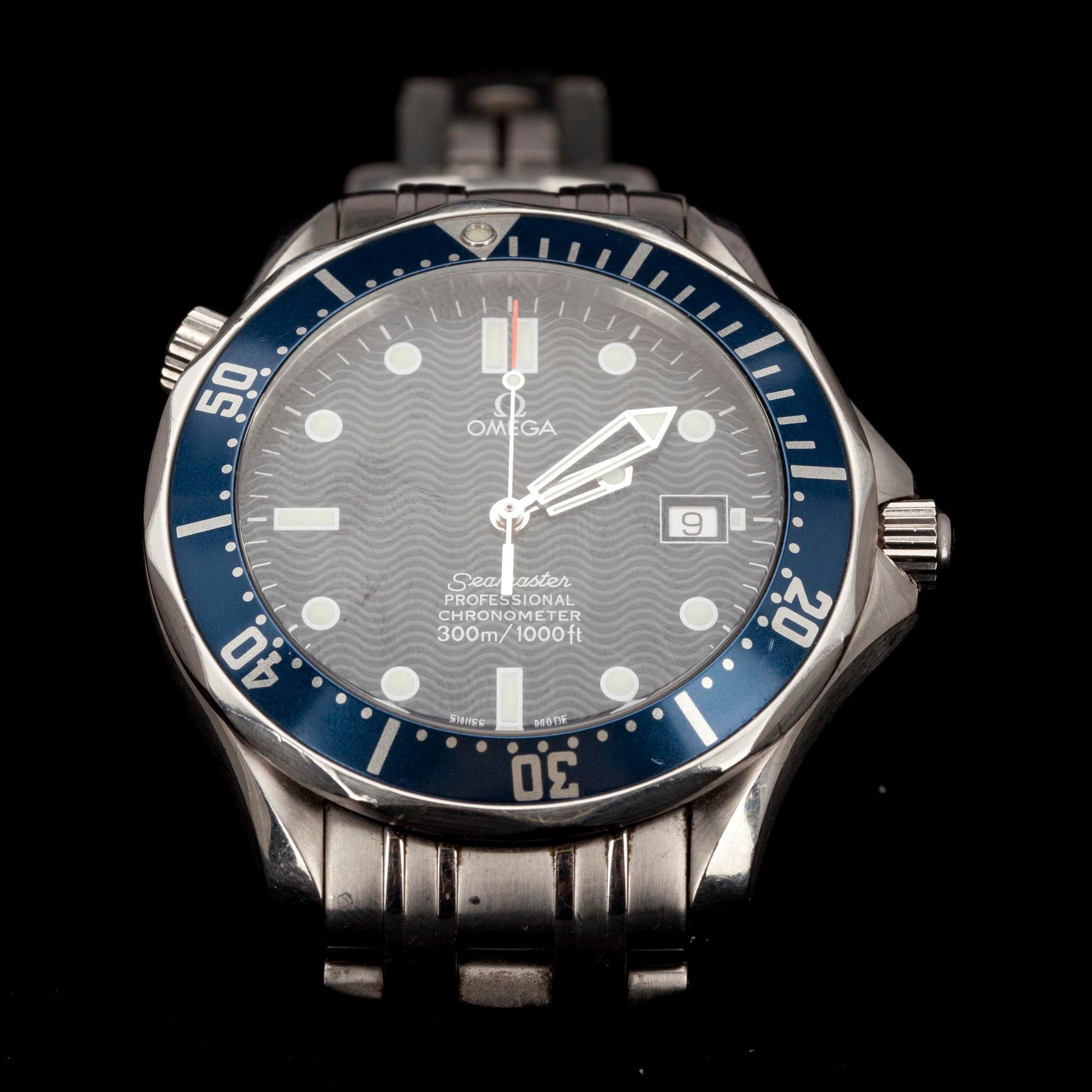 ARMBANDSUR, herr. Omega Seamaster Professional 300 m. Ref . 25318000.